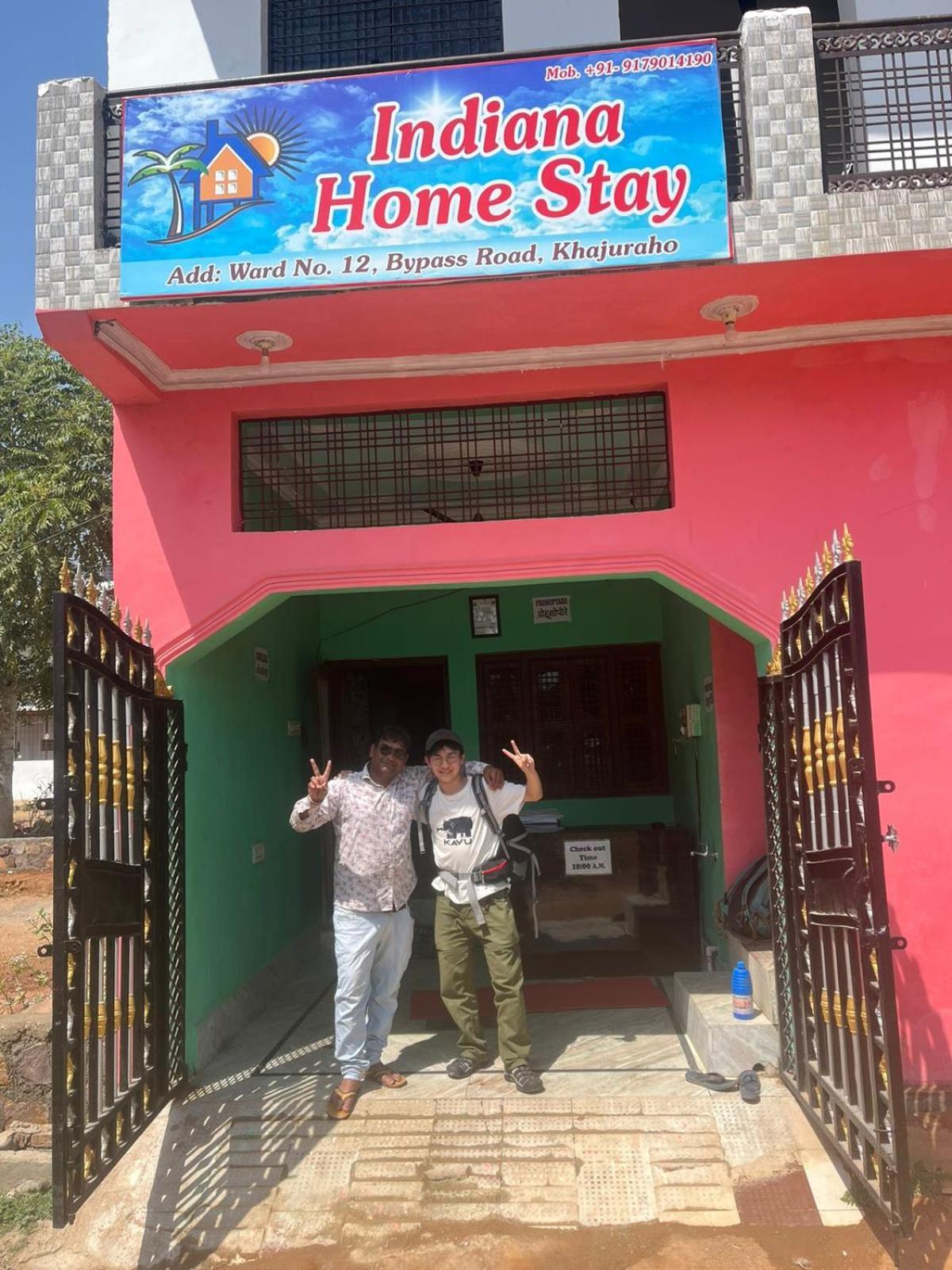 Indiana Home Stay Khajurāho Buitenkant foto